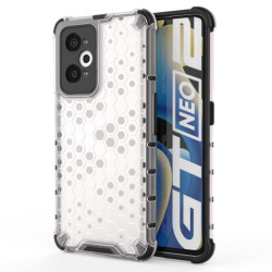 ETUI PANCERNE HONEYCOMB na telefon Realme GT NEO 3T 5G / GT NEO 2 / GT 2 5G / GT Neo 2S bezbarwne