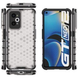 ETUI PANCERNE HONEYCOMB na telefon Realme GT NEO 3T 5G / GT NEO 2 / GT 2 5G / GT Neo 2S bezbarwne