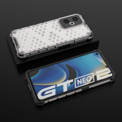 ETUI PANCERNE HONEYCOMB na telefon Realme GT NEO 3T 5G / GT NEO 2 / GT 2 5G / GT Neo 2S bezbarwne