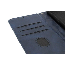Etui Smart Lichi na telefon OPPO Reno 3 CPH2043 / A91 CPH2001 granatowe