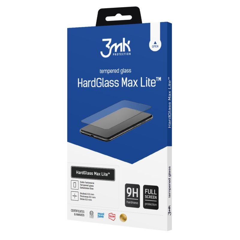 3MK HARD GLASS MAX Lite szkło hartowane na telefon Honor Magic 7 Lite 5G / X9c BRP-NX1