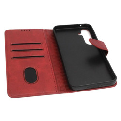 Etui Smart Leather na telefon Samsung Galaxy A35 5G A356 czerwone