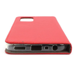 Etui Smart Magnet na telefon Realme 8 5G RMX3241 / V13 5G RMX3043 czerwone