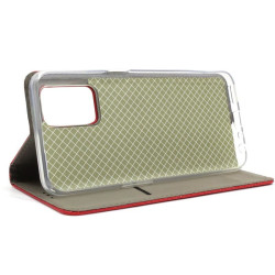 Etui Smart Magnet na telefon Realme 8 5G RMX3241 / V13 5G RMX3043 czerwone