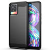 Etui Bumper Carbon LUX na telefon Realme 8 5G RMX3241 / V13 5G RMX3043 czarne