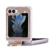 Etui Hard Case Bling na telefon Samsung Galaxy Z Flip 5 5G F721 złote