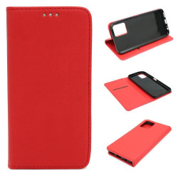 Etui Smart Magnet na telefon Vivo Y01 V2118 / Y15A / Y15S czerwone