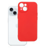 Etui Silicon Case na telefon Apple iPhone 15 A3090 czerwone