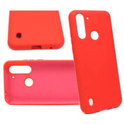 Etui Silicon Case do telefonu Motorola Moto G8 Power Lite czerwone