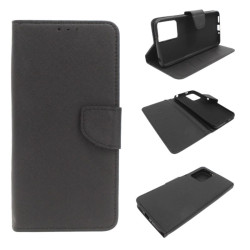 Etui Fancy Diary na telefon Xiaomi Redmi Note 12 5G 22101317C / POCO X5 5G 22111317PG czarne