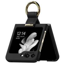 Etui Mercury Gold Ring na telefon Samsung Galaxy Z Flip 6 5G F741 / Galaxy Z Flip 7 FE 5G F761 czarne