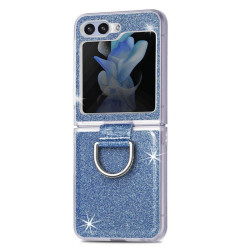 Etui Hard Case Bling na telefon Samsung Galaxy Z Flip 6 5G F741 / Galaxy Z Flip 7 FE 5G F761 niebieskie