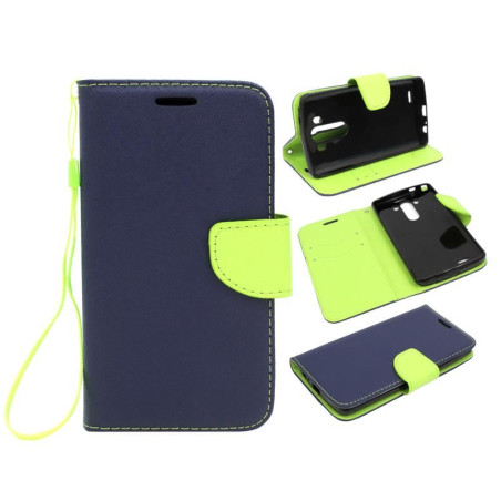 Etui Fancy Diary na telefon LG G3 D855 granatowy