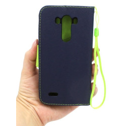 Etui Fancy Diary na telefon LG G3 D855 granatowy