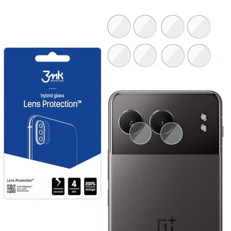 3MK FLEXIBLE GLASS szkło hybrydowe na telefon OnePlus Nord 4 5G CPH2663 camera lens