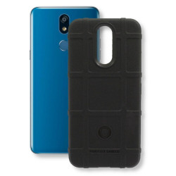 Etui Bumper Carbon Rugged do telefonu LG K40 X420 czarne