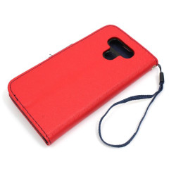 Etui Fancy Diary na telefon LG G6 H870 czerwone