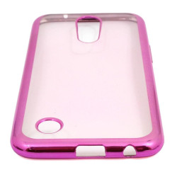 Etui BUMPER GLOSSY TPU na telefon LG K10 2017 M250 różowe