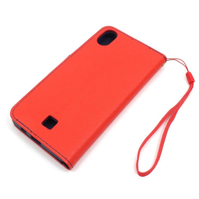 Etui Fancy Diary na telefon LG K20 2019 LMX120EMW czerwone
