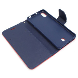 Etui Fancy Diary na telefon LG K20 2019 LMX120EMW czerwone