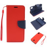 Etui Fancy Diary na telefon LG K20 2019 LMX120EMW czerwone