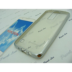 BUMPER HALLSEN TPU LG K8 K350e srebrny