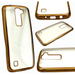 BUMPER GLOSSY TPU LG K8 K350E złoty