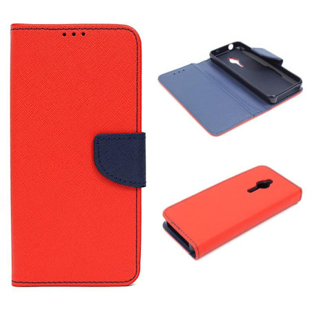 Etui Fancy Diary na telefon Nokia 230 RM-1172 czerwony