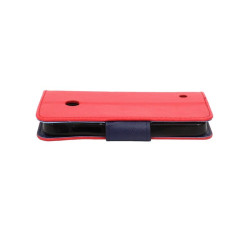Etui Fancy Diary na telefon Nokia Lumia 630 czerwony