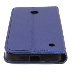 Etui Smart Magnet na telefon Nokia Lumia 630 635 granatowe
