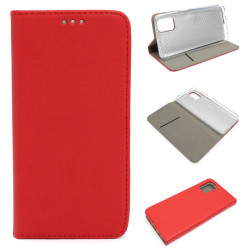 Etui Smart Magnet do telefonu Samsung Galaxy M51 M515 czerwone