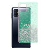 Etui GLITTER Case na telefon Samsung Galaxy M51 M515 miętowe