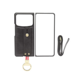 Etui Ring Leather na telefon Xiaomi Mi Mix Fold 4 5G czarne
