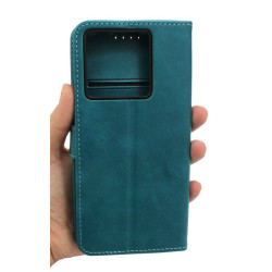 Etui Smart Leather na telefon Xiaomi 13T / 13T Pro 5G / Redmi K60 Ultra 5G zielone