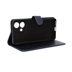 Etui Smart Leather na telefon motorola edge 40 neo 5G XT2307 granatowe