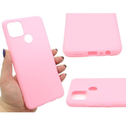 Etui Jelly Case na telefon OPPO A15 / A15s / A35 / Realme C12 jasnoróżowe MATT