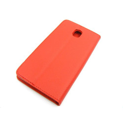 Etui Smart Magnet na telefon Samsung J7 2018 J737 czerwony