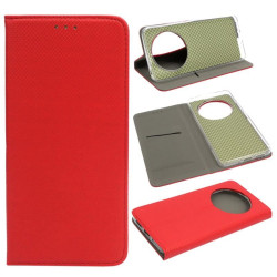 Etui Smart Magnet na telefon Xiaomi Redmi 14C 2409BRN2CA / POCO C75 2410FPCC5G czerwone
