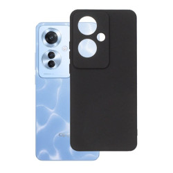 Etui Silicon Case na telefon OPPO Reno 11 F CPH2603 czarne MATT