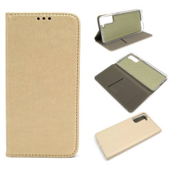 Etui Smart Magnet do telefonu Samsung Galaxy S21 Plus 5G G996 złote