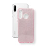 Etui Jelly Case SHINING HQ na telefon Huawei P30 Lite srebrno-różowe