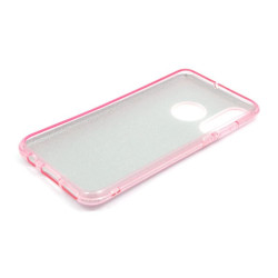 Etui Jelly Case SHINING HQ na telefon Huawei P30 Lite srebrno-różowe