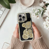 Etui TEDDY BEAR na telefon Apple iPhone 13 Mini A2628 damskie dziewczęce na prezent urodziny święta złote
