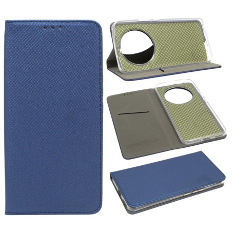 Etui Smart Magnet na telefon Honor Magic 5 Pro 5G granatowe