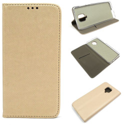 Etui Smart Magnet na telefon Xiaomi Redmi Note 9S / 9 Pro / 9 Pro Max złote