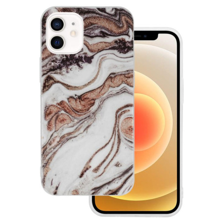 Etui Marble Glitter na telefon Apple iPhone 12 Mini A2176 wzór 1