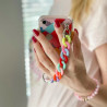 Etui Chain Case na telefon Apple iPhone 13 Mini z łańcuszkiem - kolorowe wzory