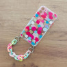 Etui Chain Case na telefon Apple iPhone 13 Mini z łańcuszkiem - kolorowe wzory