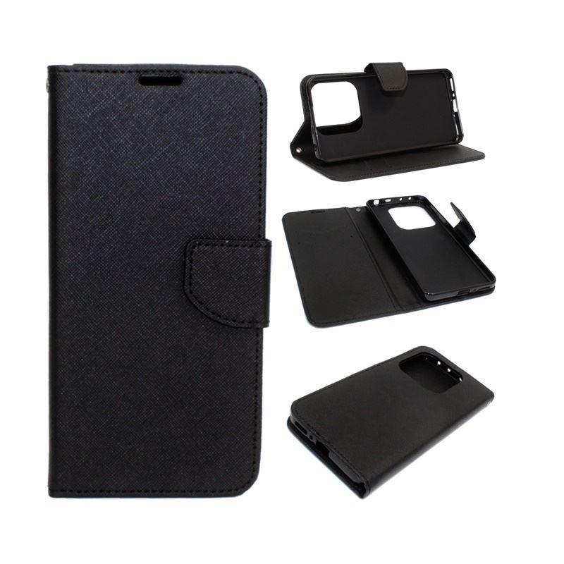 Etui Fancy Diary na telefon Xiaomi Redmi Note 14 5G 24094RAD4G czarne