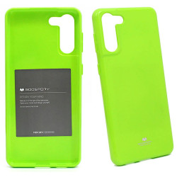 Etui Mercury JELLY na telefon Samsung Galaxy S21+ 5G G996 limonkowe